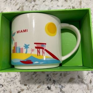 Starbucks Miami You Are Here Collectible Mug